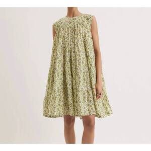 NEW MERLETTE lanai print dress in lime floral